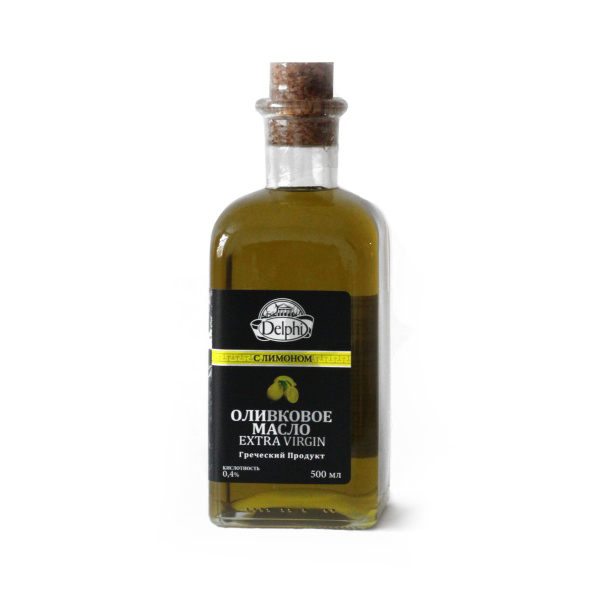 Оливковое масло Экстра Виржн с лимоном "Delphi"