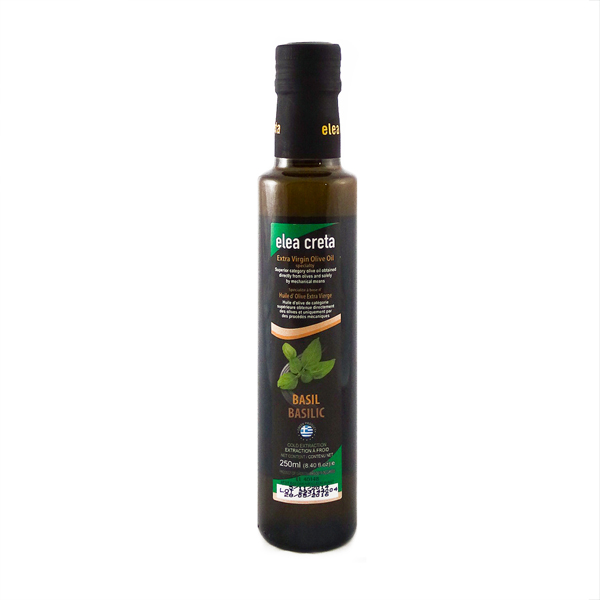 Оливковое масло Экстра Виржн с базиликом